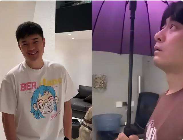 上海暴雨陈赫家里漏成水帘洞 乐观态度引爆网络!