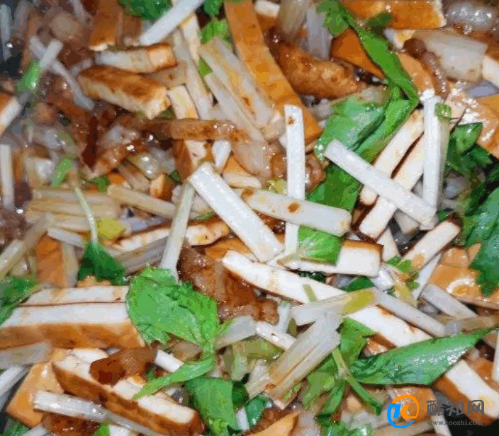 芹菜香干肉丝的家常做法