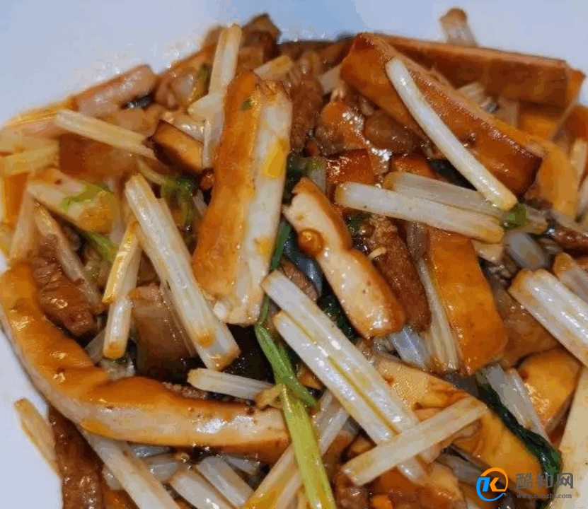 芹菜香干肉丝的家常做法
