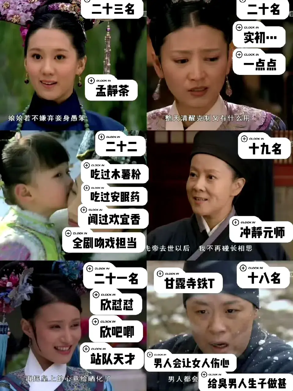 《甄嬛传》宫女齐聚 蔡少芬除了剪秋一个宫女都不记得