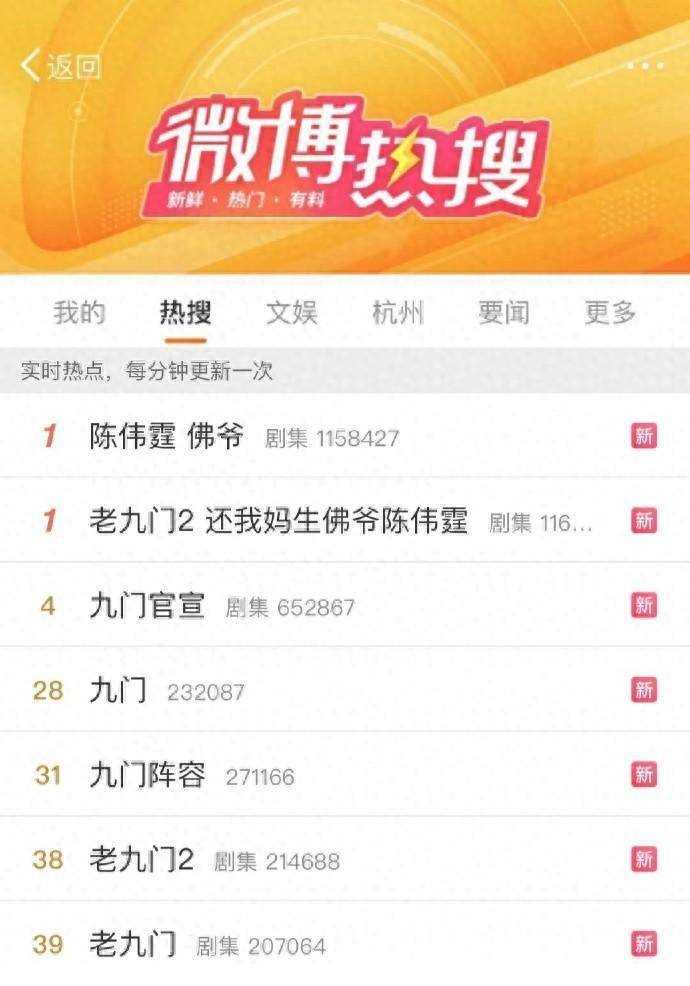 《老九门》第二部《九门》官宣