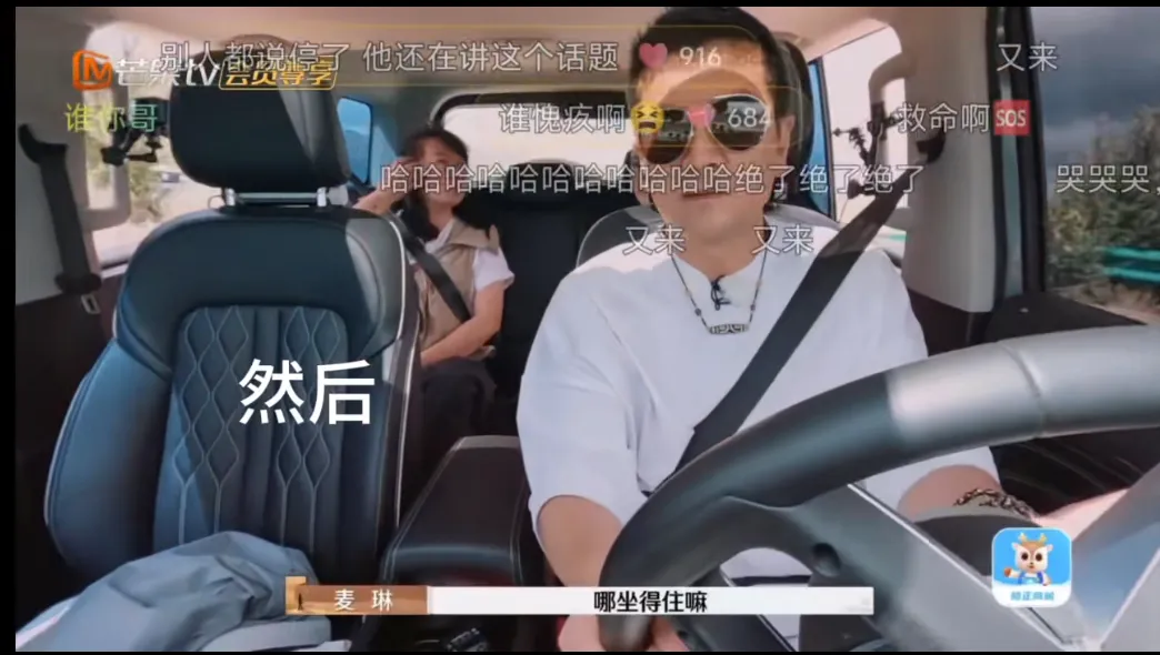 杨子开车窗报复麦琳 “风吹麦浪”画面笑翻全网!