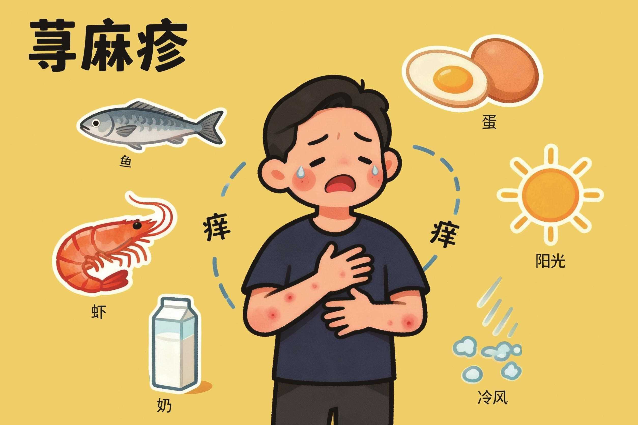 全球约1/5的人都患过荨麻疹……